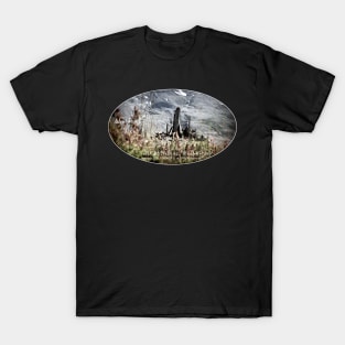 Shards of a tree, Johnston's Ridge oval T-Shirt